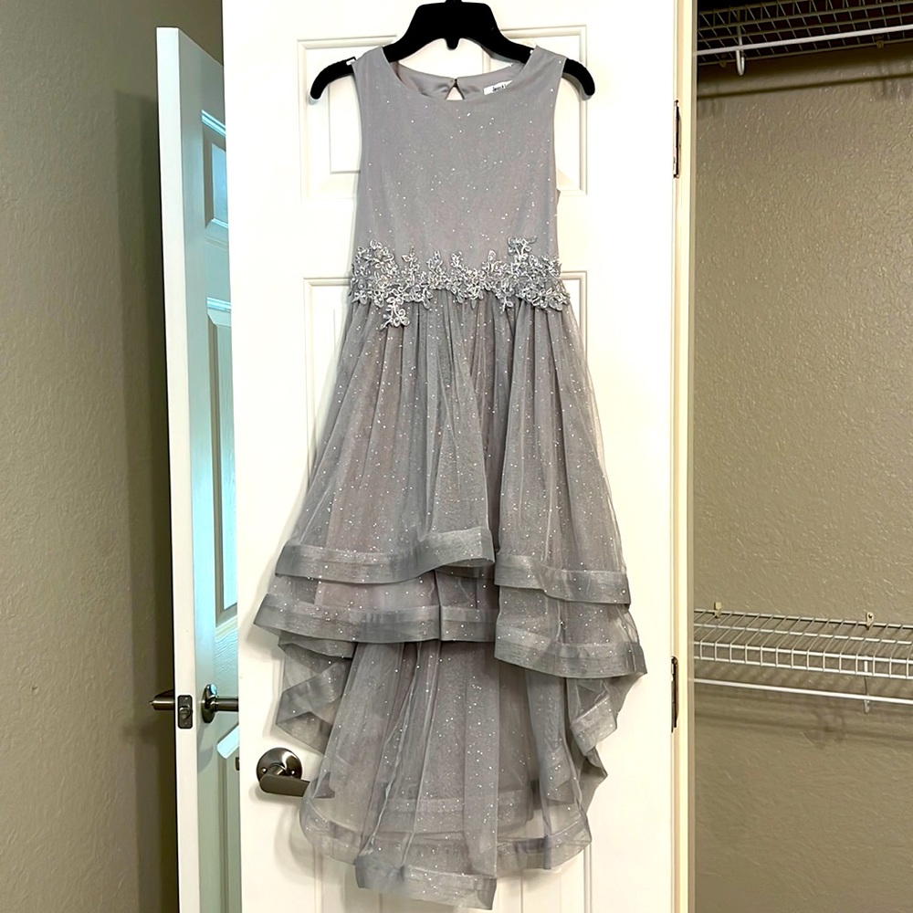Silver party dress